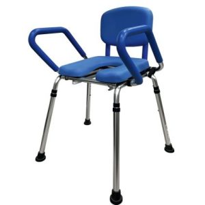 Cadeira de Duche com Assento Macio Incorporado